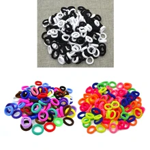 1 мешок 100 шт красочные детские Резиночки для волос резиновая Женская повязка для головы эластичная резинка новая