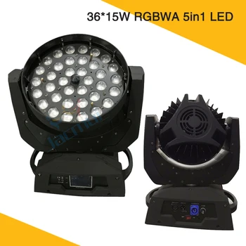 

36*15W LED Beam ZOOM Moving Head Light RGBWA 5in1 Led Wash Light For Stage Club Dj Lighting