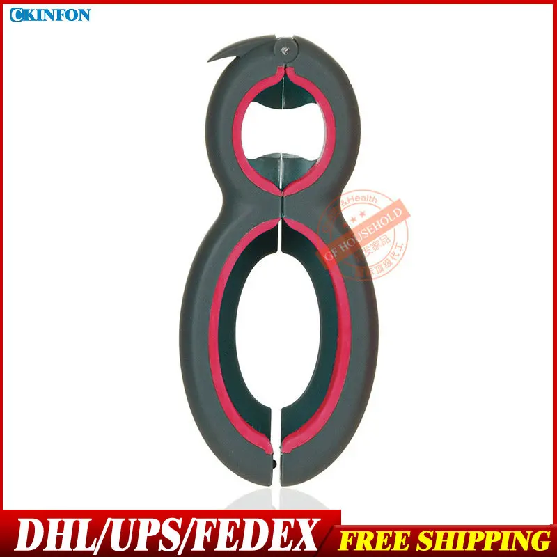 50Pcs/Lot KO1008 Top Grade Creative Multifunction Combination Openers 6 In1 Can Opener Knife | Дом и сад