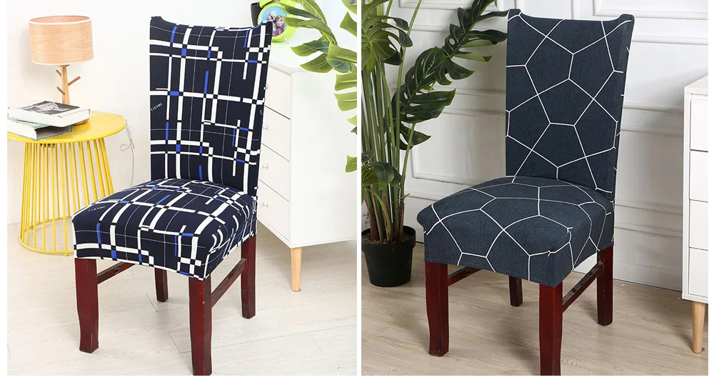 Kitchen Chair Covers Stretch Furniture Covers Towel Chair house de chaise Stool Chair slipcover chair cover Spandex 1246 pcs (10)