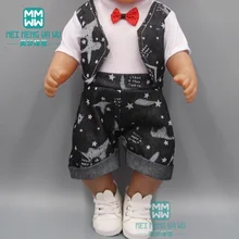 Детская Одежда для куклы, подходит для 43 см, игрушки для новорожденных, аксессуары для кукол и американская кукла, повседневный комплект курток