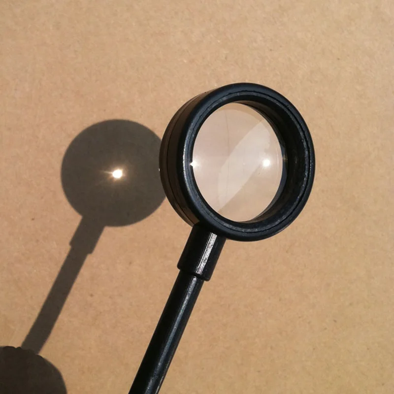 2PCS 30mm Handheld Optical Glass Children Gift 3x Magnifier Plastic