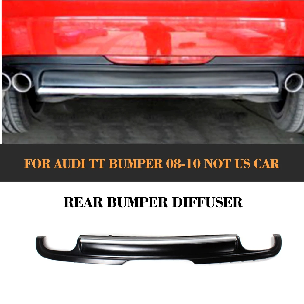 

PU Rear Bumper Lip diffuser for Audi TT standard bumper 2006 - 2010 8J