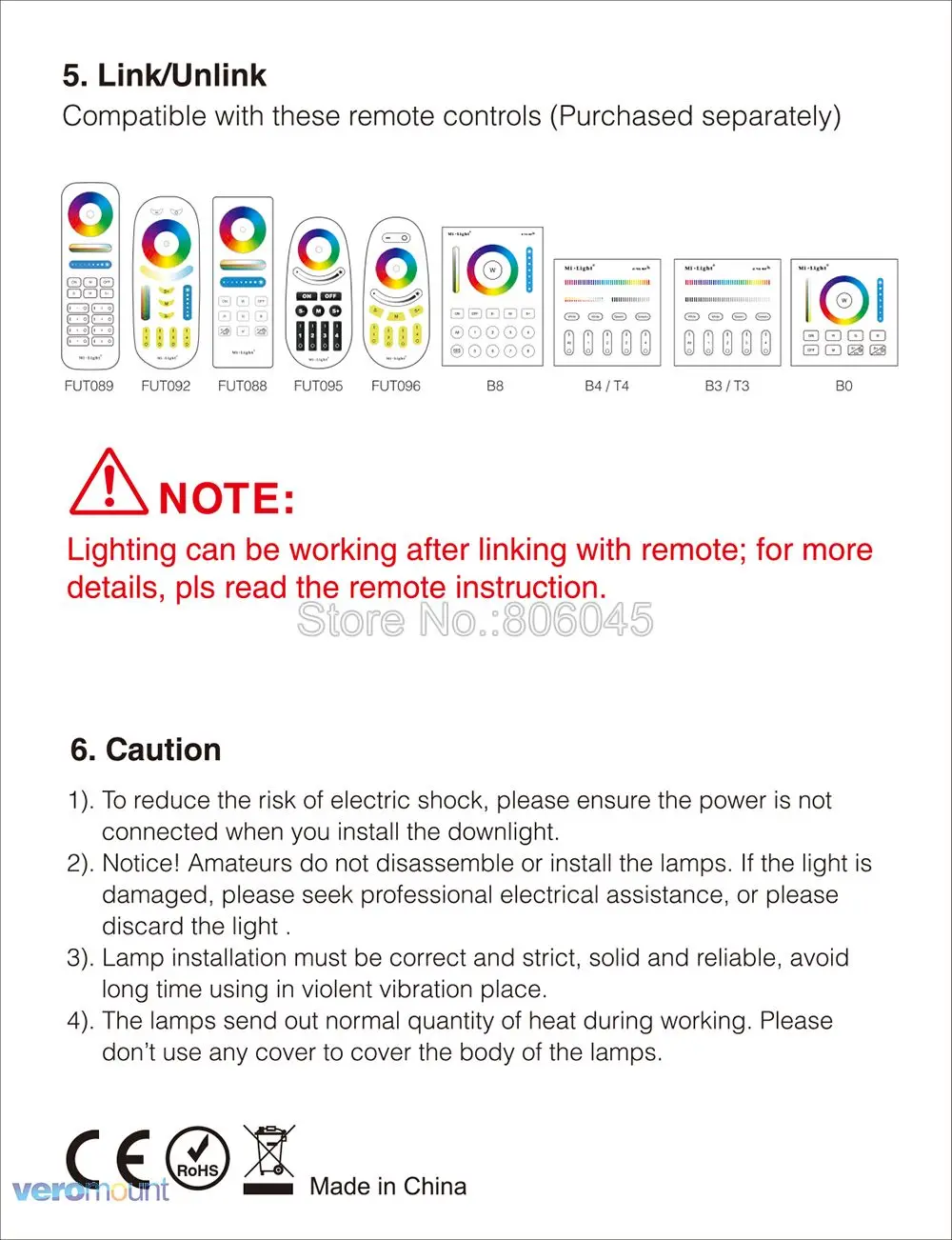 Milight 6W 9W 12W 15W 18W 25W RGB+CCT LED Downlight Ceiling Spotlight AC110V 220V FUT060 061 062 063 064 065 066 068 069