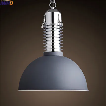 

IWHD Lid Modern Hanging Lights LED Fashion Iron Pendant Lamp Home Lighting Fixtures HangLamp Living Room Kitchen Lamparas
