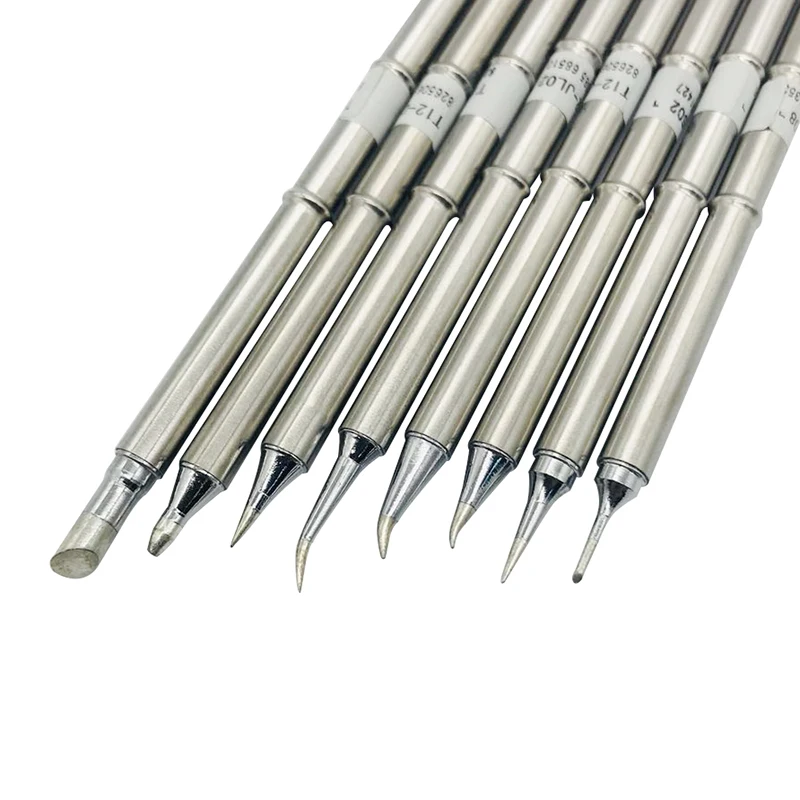 T12 Soldering Solder Iron Tips T12 Series Iron Tip For Hakko FX951 STC AND STM32 OLED Soldering Station Electric Soldering Iron