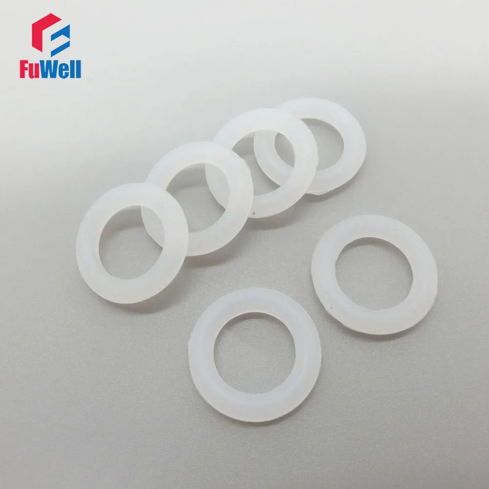 Grau Alimentício Branco-ring Selos de Silicone Junta 5.7 mm Espessura 30 35 40 45 50 55 60 65 70 75 mm od Borracha o Anéis de Vedação de Borracha Grommet