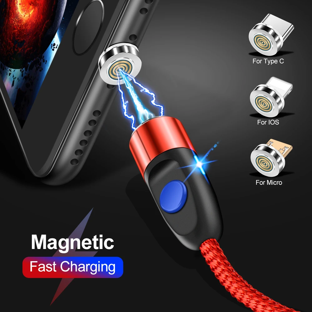 

Magnetic Micro USB Cable For iPhone Samsung Charger Type-C Charging Charge Magnet Charger Adapter USB Type C Mobile Phone Cables