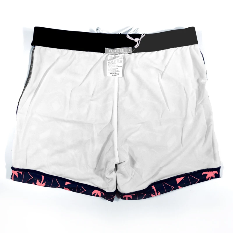 Taddlee Brand Men's Beach Board Shorts Boxer Trunks Basic Traditional High Rise Swimwear Swimsuits Plus Big Size XXL Bathing