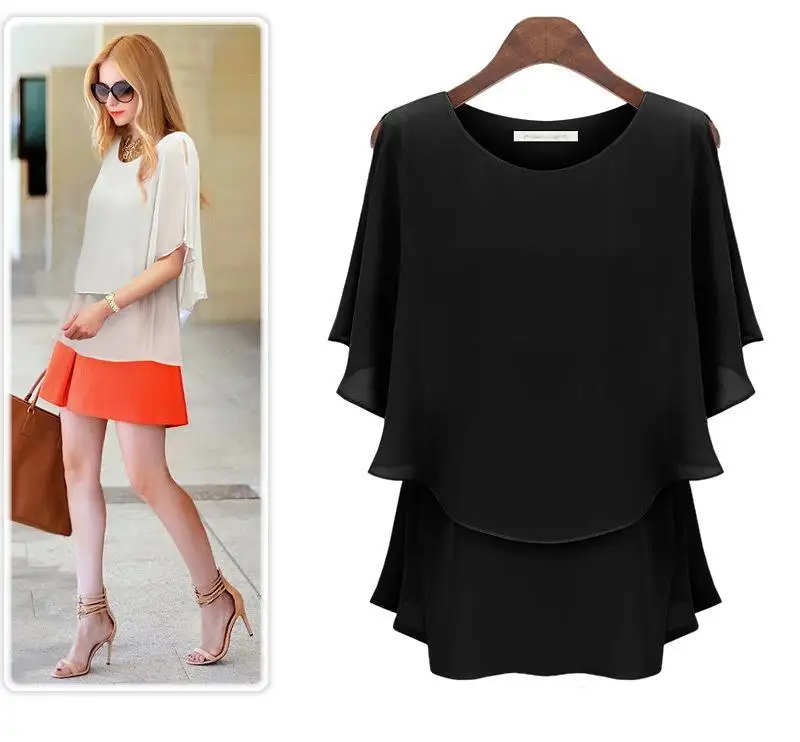 women's plus size cocktail tops