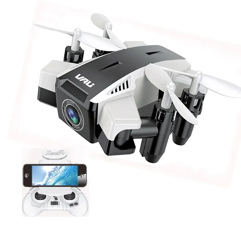 

Mini Drone with 480P/ 720P HD Camera FPV RC Quadcopter Altitude Hold 2.4G 6-Axis Foldable RC Drone Helicopter RTF