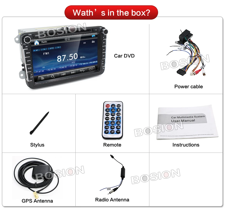 Excellent Hot Sale 2 DIN Car DVD For VW JETTA GOLF MK5 MK6 GTI PASSAT B6 POLO SKODA Fabia GPS Navigation Radio USB/SD PC country map 19