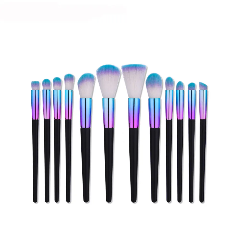 2017 New Arrive 12Pcsset Professional Luxury Makeup Brushes Make Up Brush Set Cosmetic Brush Beauty Maker Pincel Maquiagem (7)