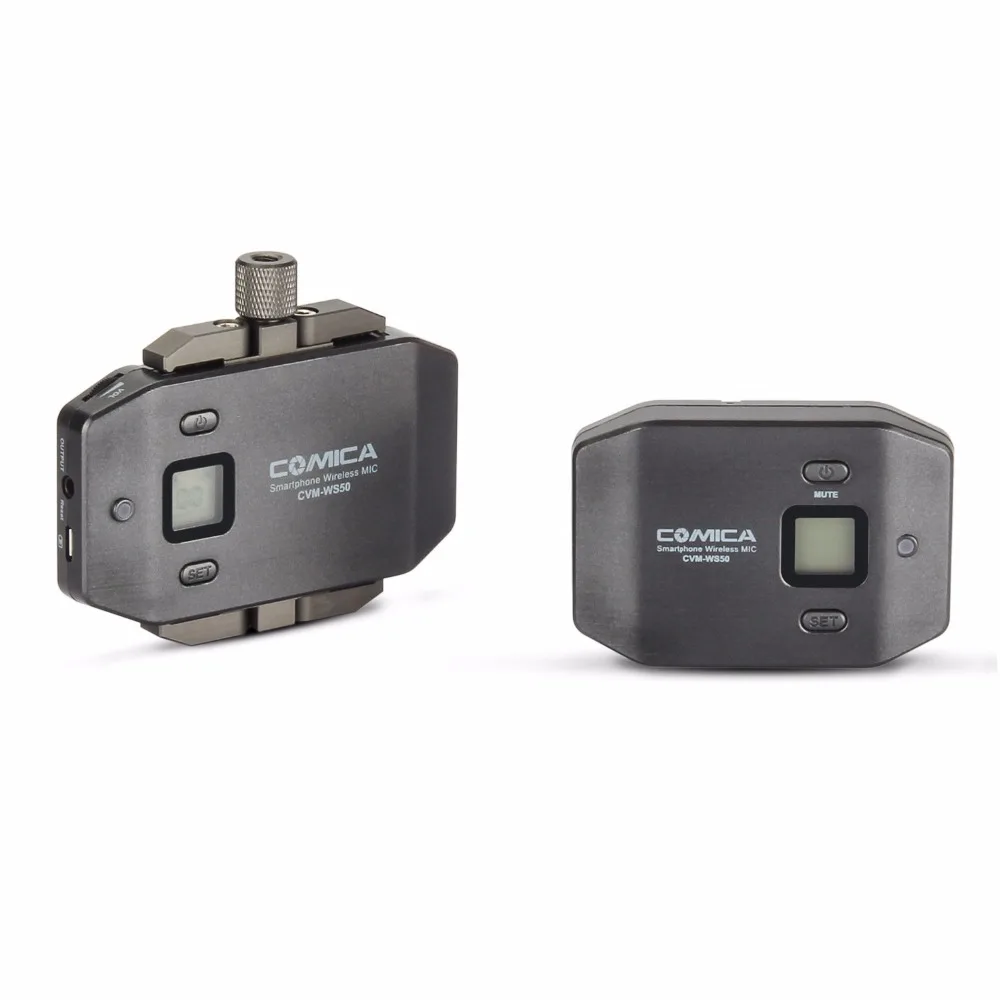 productimage-picture-comica-cvm-ws50-b-professional-wireless-lavalier-microphone-uhf-6-channel-with-handle-grip-for-camera-dslr-smartphone-iphone-x-8-8-plus-7-7p-99736