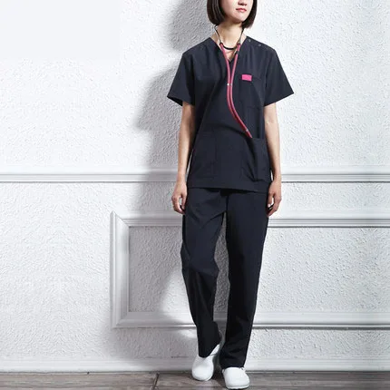

Medical Scrubs Surgical Clothes Dental Clinic Beauty Salon Workwear Overalls Oral Pet Doctors Clothing Hospital Nurses Uniforms
