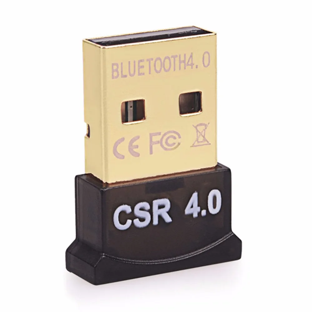 Мини USB Bluetooth CSR 4,0 адаптер приемник передатчик беспроводной ключ со встроенной антенной и Позолоченный разъем