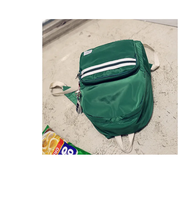 Японский Харадзюку сплошной цвет ulzzang backbag дикая кисть уличная Студенческая сумка стример женский рюкзак