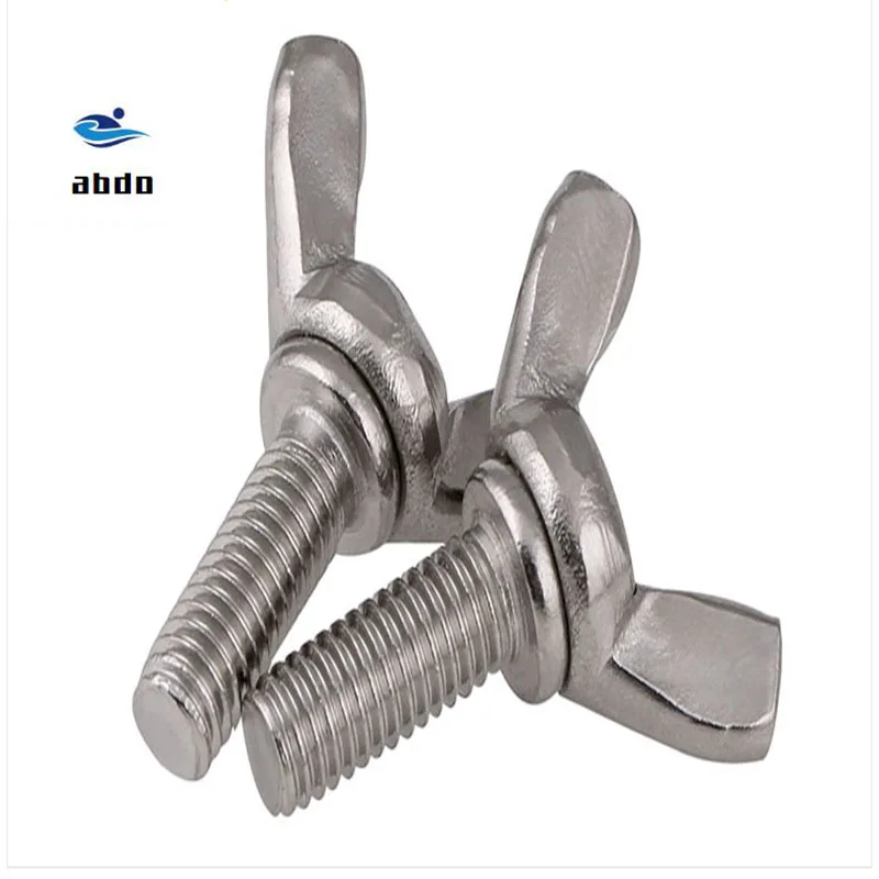 

M3/M4/M5 DIN316 Butterfly Bolt Wing Bolt Set Wing Nuts Claw Screw Thumbscrew Stainless Steel