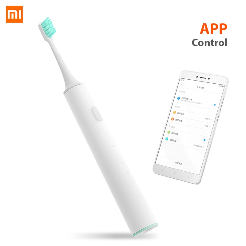 Xiaomi mi домашний звуковой электрический зуб mi щетка SOOCAS Soocare Беспроводная зарядка IPX7 водонепроницаемый Blouetooth с управлением приложением белый