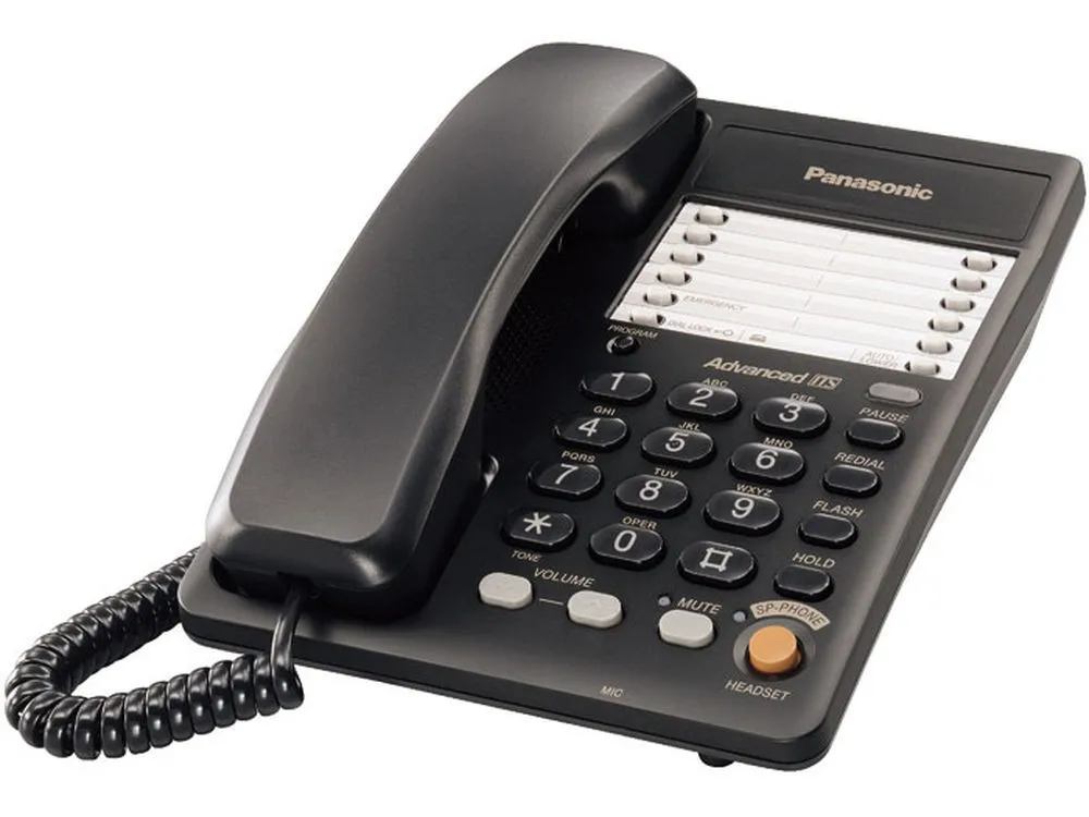 Kx Ts 105 One Line Desk Wall Hands Free Telephone With