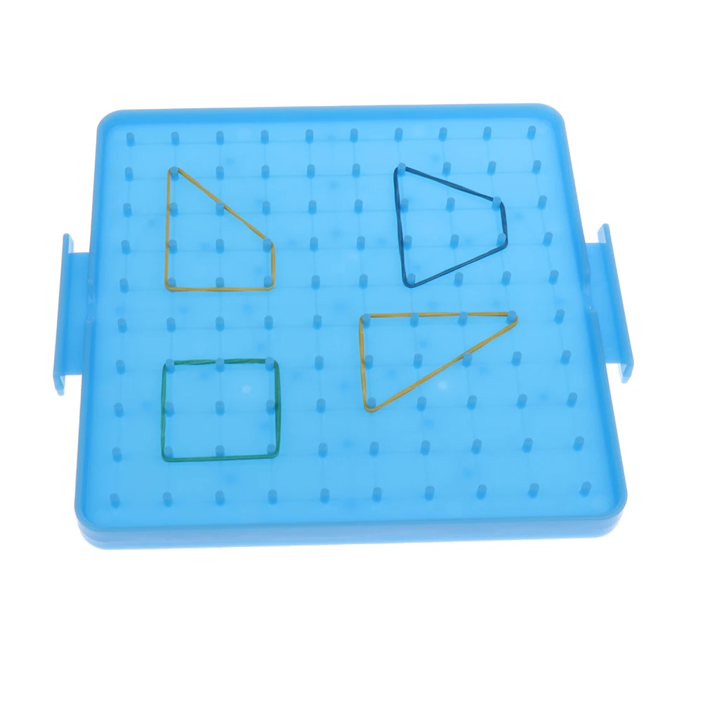 1 Piece Creative Plastic Nail Board Plate Primary Mathematics Teaching Tool for Children Kids Early Education Math Toy