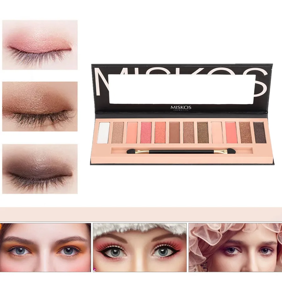 Miskos Nude Eyeshadow Makeup Pallete Shimmer and Shine Eye shadow Pallete Pigment Cosmetics Maquiagem Profissional Completa Miskos Nude Eyeshadow Makeup Pallete Shimmer and Shine Eye shadow Pallete Pigment Cosmetics Maquiagem Profissional Completa