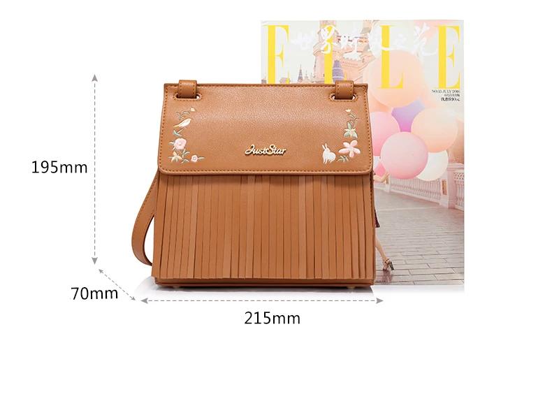 Just star women leather crossobody bag 11