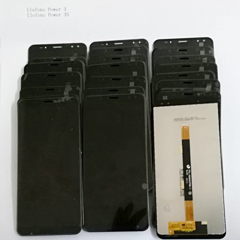 Tanie Do oryginalnego wyświetlacza ulefone moc 3 LCD + części zamienne do montażu digitizera z ekranem dotykowym 2160*1080P do ulefone moc 3S 6.0\