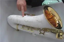 2019 Новое поступление SELMER Henri 802 тенор саксофоны уникальный белый лак Золото Изысканный вырезка жемчужная кнопка с случае мундштук