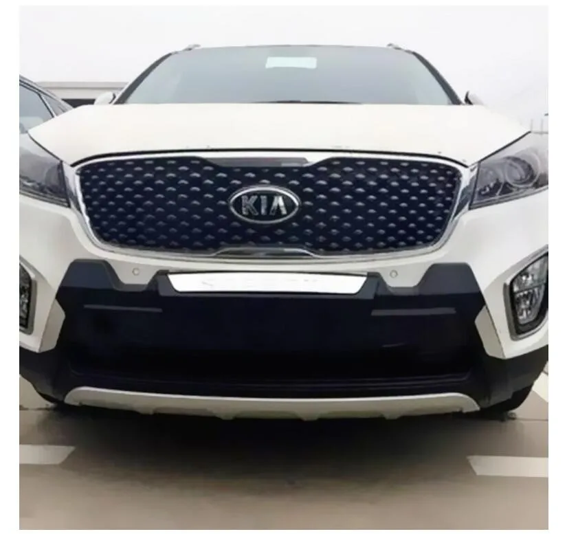 Подходит для Kia Sorento R- Передний+ задний бампер диффузор бамперы для губ защитная накладка ABS хромированная отделка