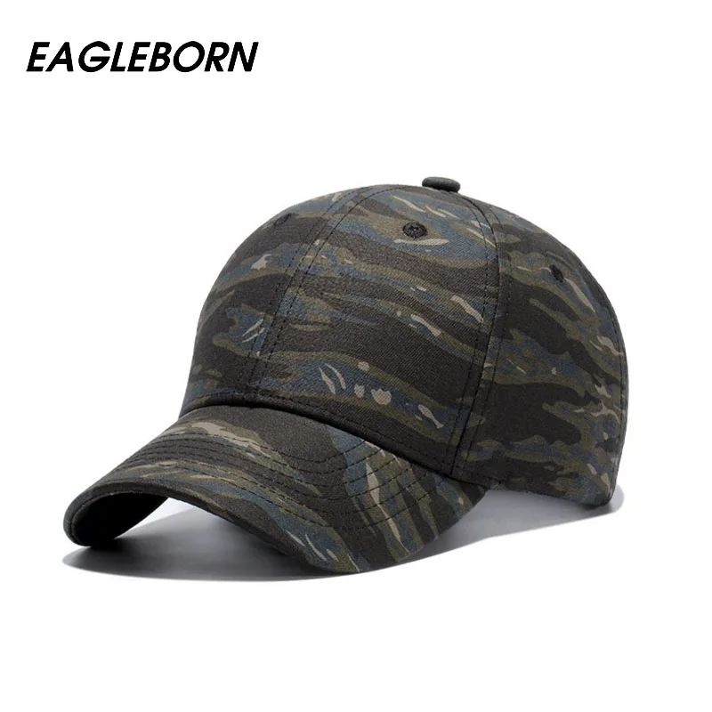 

[EB] Men's Snapback Camouflage Tactical Hat Army Tactical Baseball Cap Head Camouflage Caps Sun Hat Jungl Hats for Men and Women