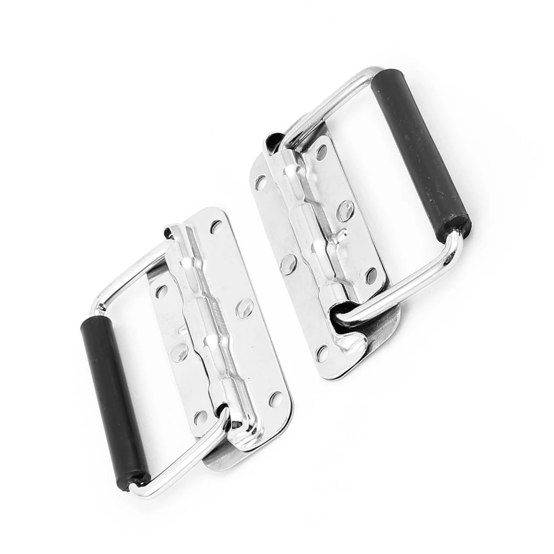 

2 pcs Hot Sale 11cmx7.5 cm Spring Loaded Stainless Steel Tool Box Door Puller Box Handle Door Handle