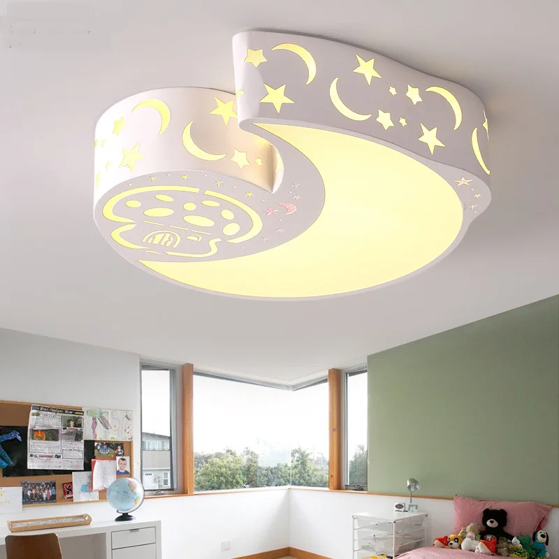 Children S Room Led Lamps Ceiling Lamp Bedroom Lights Warm