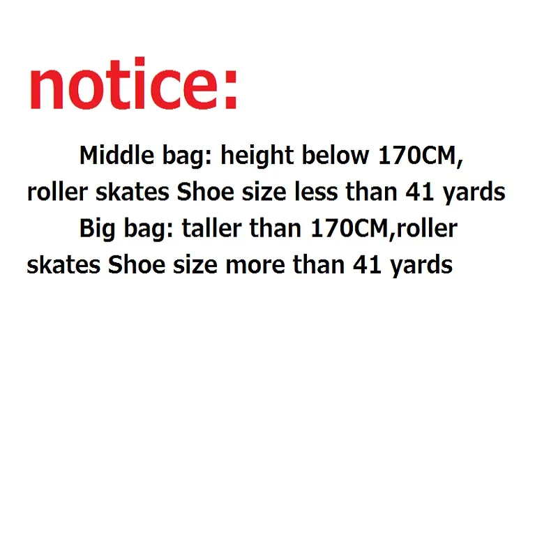 Inline Skates Backpack Bag Roller Skates Shoes Backpack Bag Rollerblade Backpack Bag Adult knapsack shoulder bag