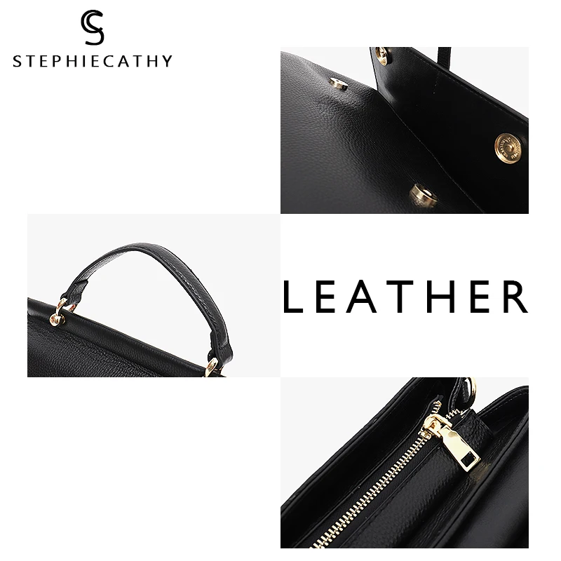 SC الأزياء العلامة التجارية النساء جلد طبيعي فاخر يد رفرف أعلى-حقائب بيد الإناث الكتف و أكياس Crossbody السيدات الحقائب حقيبة