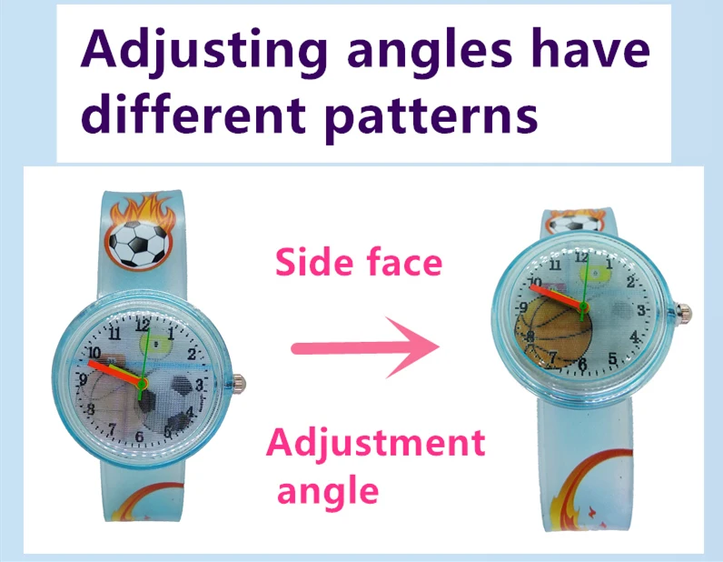 Творческий мультфильм Футбол Дети Мода часы Спорт Баскетбол дети пластиковые часы повседневное Reloj infantil Montre pour enfants