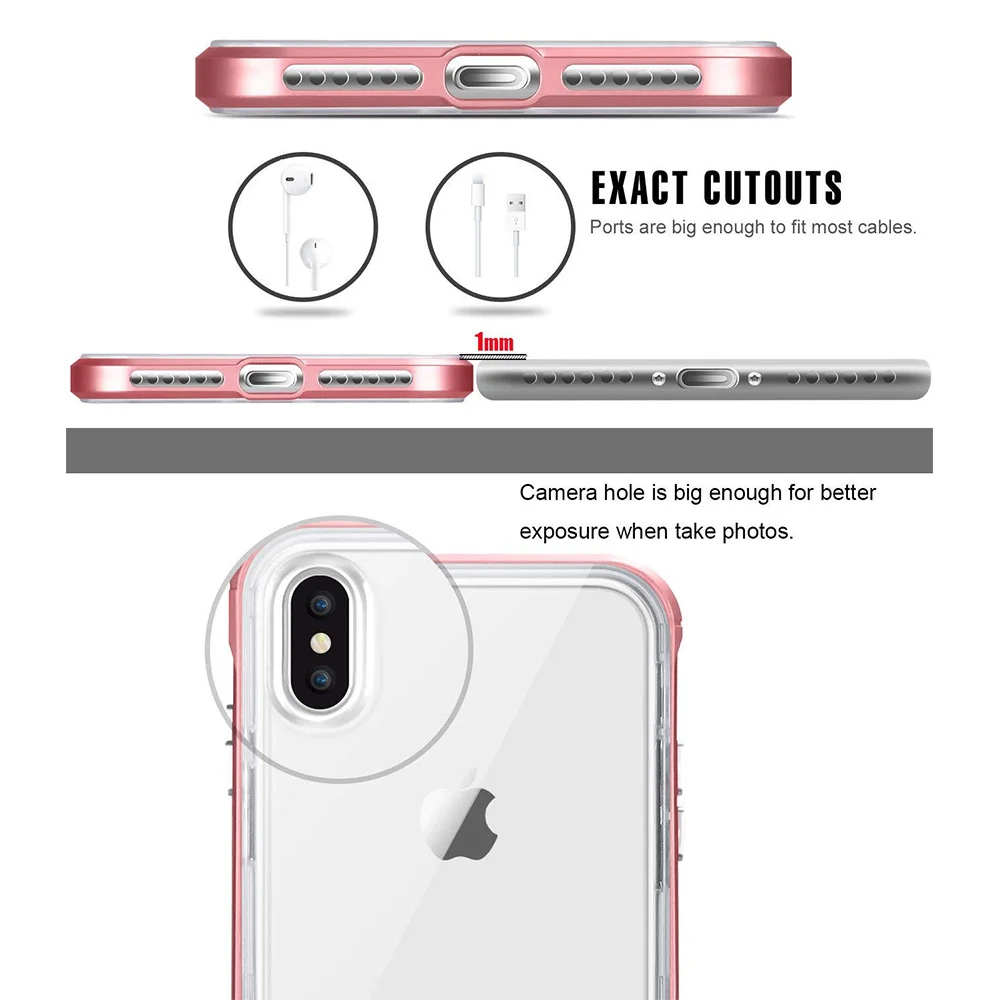 Hsmeilleur-For-iPhone-7-Case-Dual-Layer-Soft-Clear-TPU-Back-Cover-PC-Bumper-Frame-For-iPhone-XS-MAX-XR-X-8-7-6-6s-plus-5s-Coque (14)
