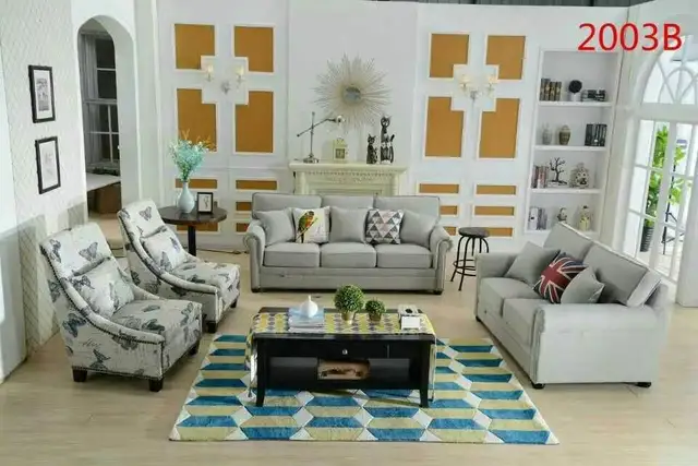 Newest Home Furniture European American Style Modern Fabric Sofa Newest Home Furniture European American Style Modern Fabric Sofa Living Room Sofas Wood Carving Cloth