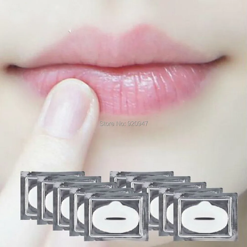10 шт. кристальная маска для губ против старения уход за кожей прозрачный пластырь гель морщины
