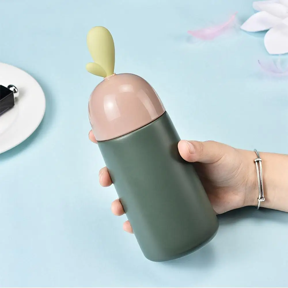 380 мл прекрасный Thermocup чашки Нержавеющая сталь Термос бутылки Портативный
