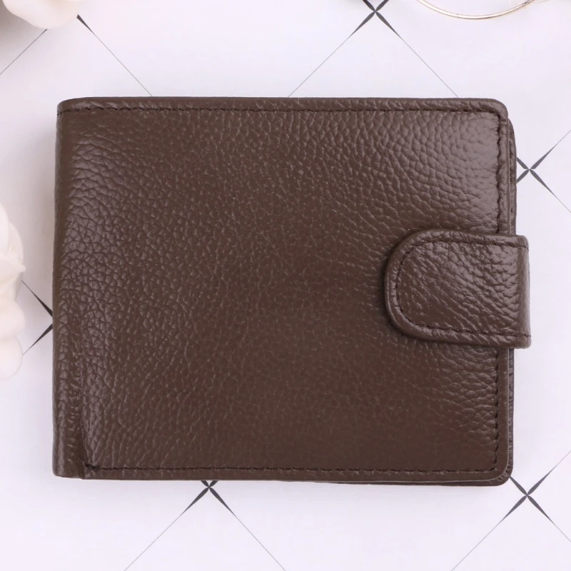 

THINKTHENDO Men Business Bifold Credit ID Card Holder Change Wallet Billfold Coin Purse