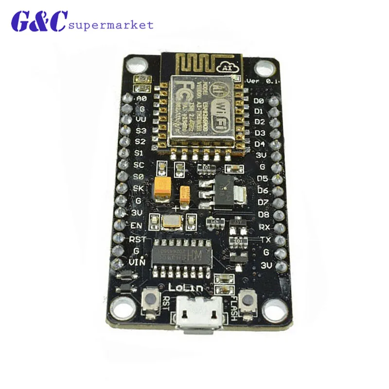 

ESP8266 CH340G CH340 G NodeMcu V3 Wireless WIFI Module Micro USB Connector Development Board CP2102 Based ESP-12E