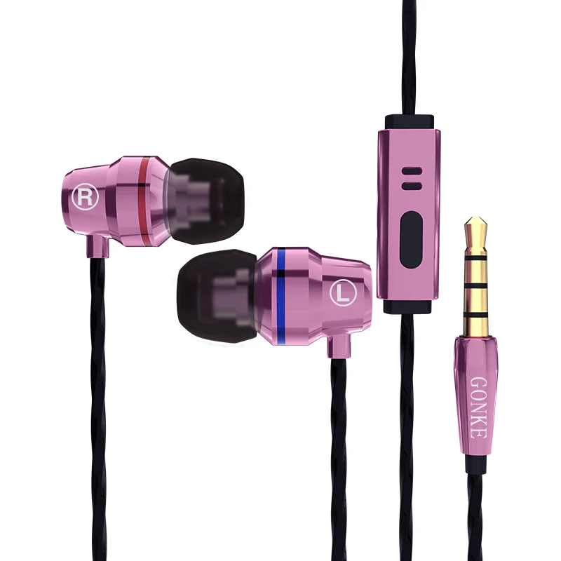 Наушники GONKE BM01 наушники для телефона MP3 mp4 шумоизоляция стерео спортивные