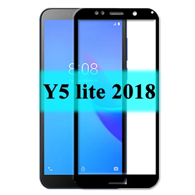 Для huawei Y5 Lite, закаленное стекло Y7 Pro, защитная пленка для экрана Y 5, Huawey 7, полное покрытие Y5lite, защитный светильник - Цвет: For y5 lite 2018