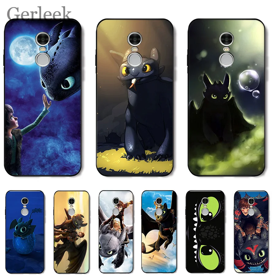 

Phone Case Toothless Train Your Dragon For Redmi Note 4 4A 4X 5 5A 6 A Pro Plus Prime Cover