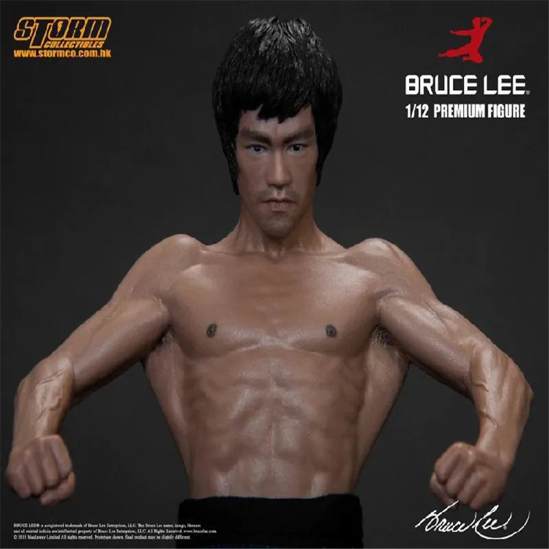Premium Bruce Lee Chinese Kungfu Star PVC Action Figure Resin Collection Model font b Toy b