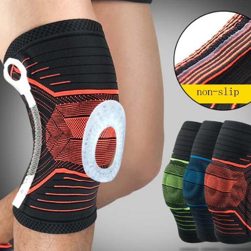 

Elastic Knee Support Bracket Kneecap Adjustable Patella Knee Pad Basketball Safety Shoulder Strap Protective Tape joelheira