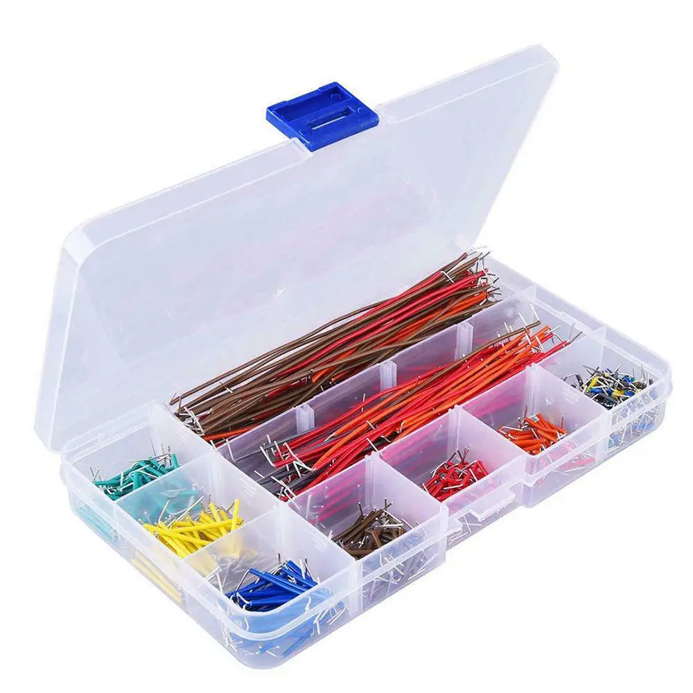 

560pcs Jumper Kits 14 Lengths Breadboard Lines Circuit Board Jumpers U Shape Cable Wire Kit For PCB Bread Board