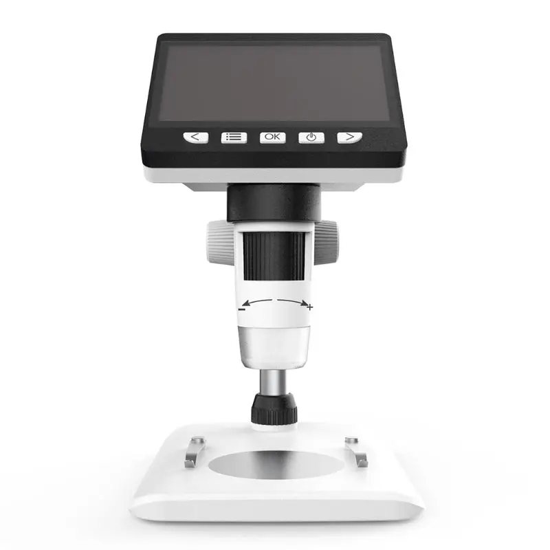 P 108" ЖК-дисплей HD 4,3 p цифровой микроскоп 50X-1000X увеличение камеры видео рекордер для Mac Windows