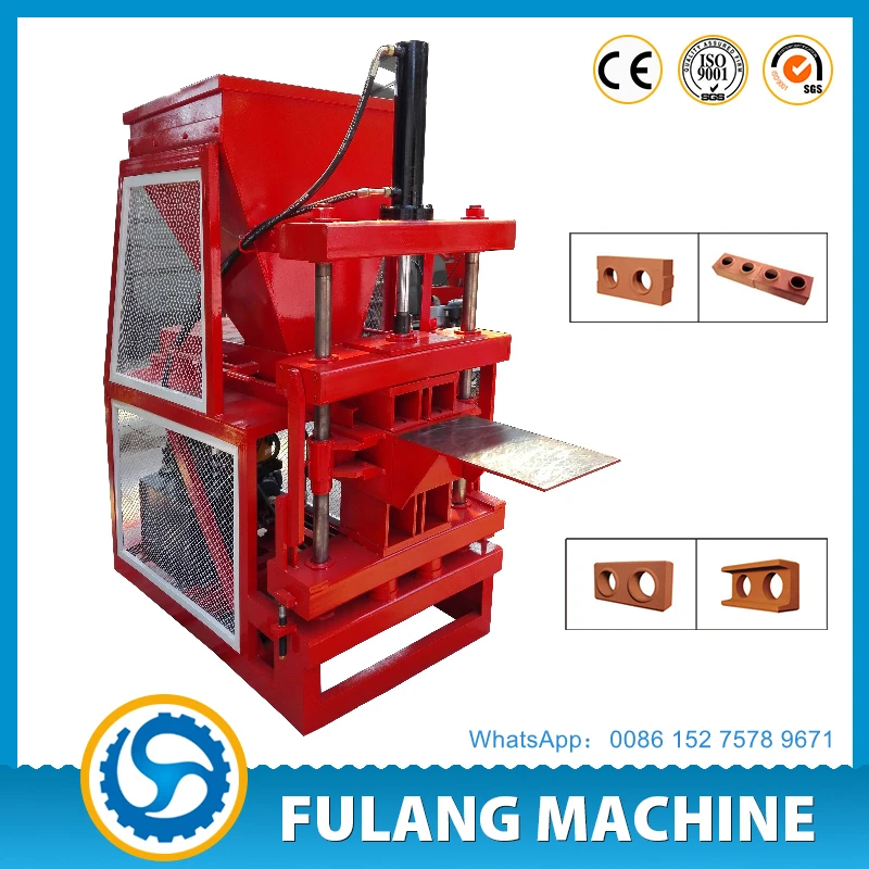 FL2-10 high capacity hydraulic soil brick making machine in India price |
